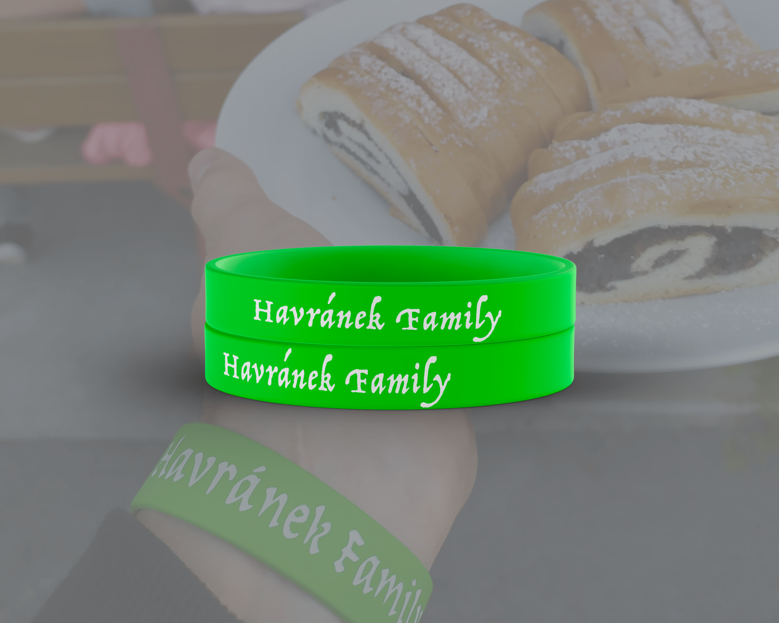 silikonové náramky havránek family