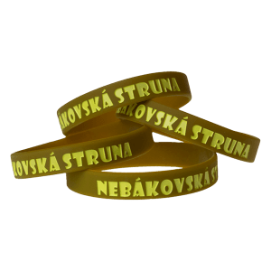 silikonové náramky nebákovská struna